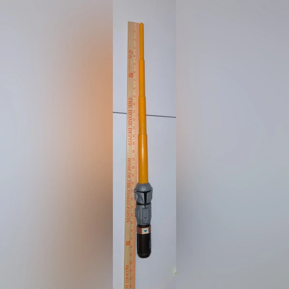 Star Wars Lightsaber Squad The Mandalorian Extendable Lightsaber 29” Long NWOT